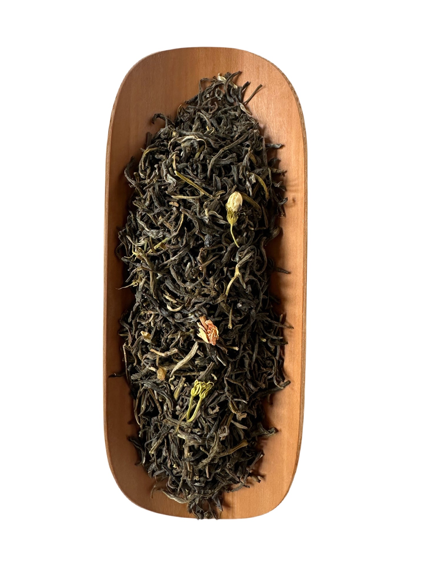 Jasmine Green Tea, Thé vert aux fleurs de jasmin , feuilles de thé séchés originales naturelles aux fleurs de jasmin de 100g