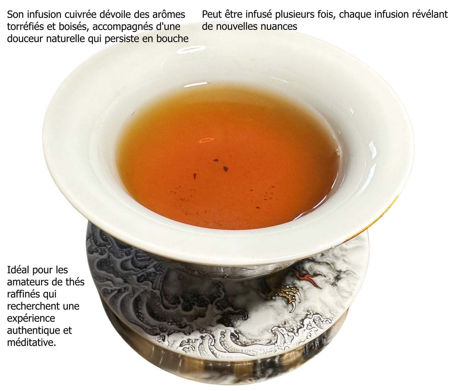 Le Thé Oolong Chinois Wuyi yancha Rou Gui Arôme Fruité