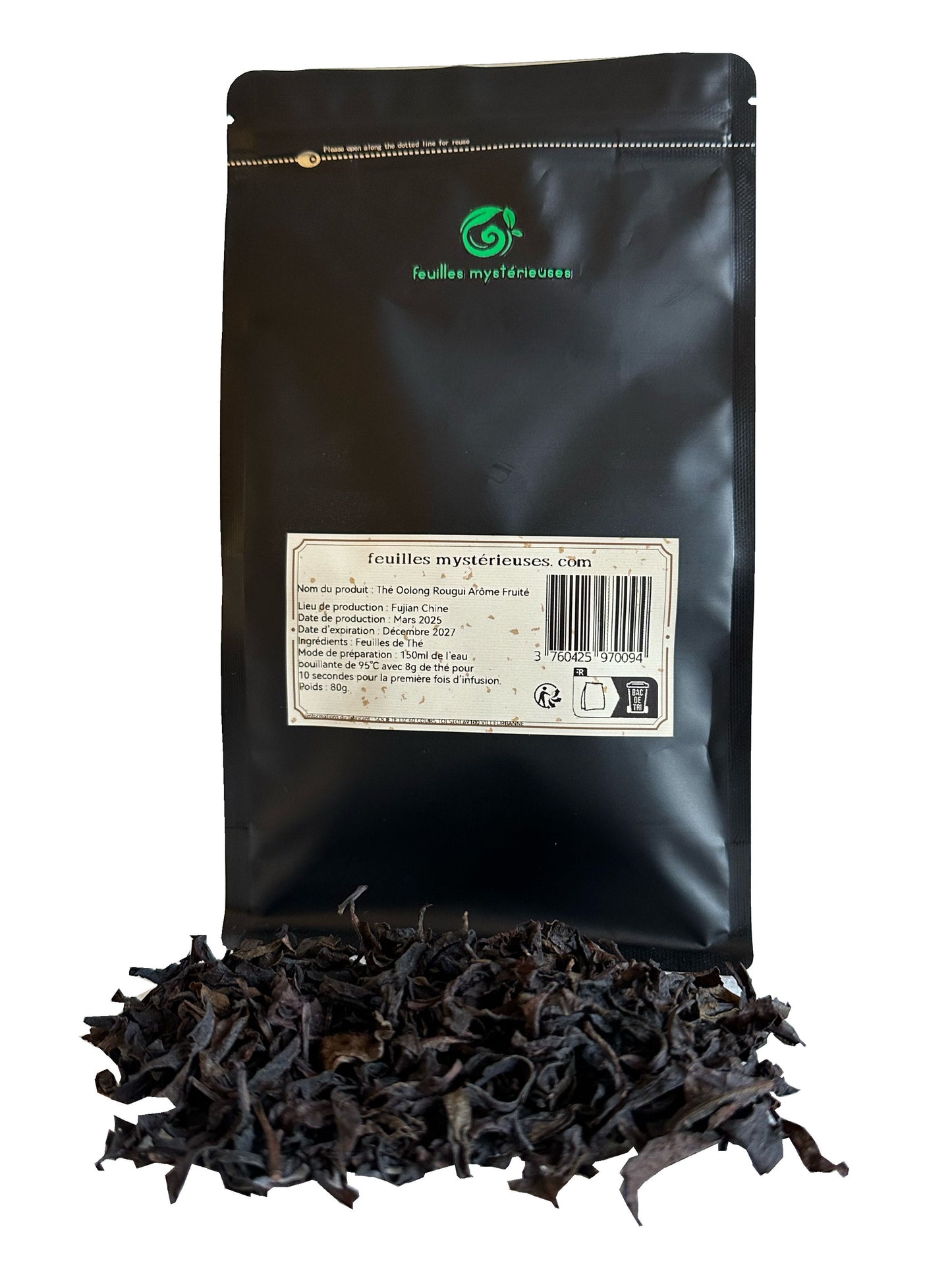 Le Thé Oolong Chinois Wuyi yancha Rou Gui Arôme Fruité