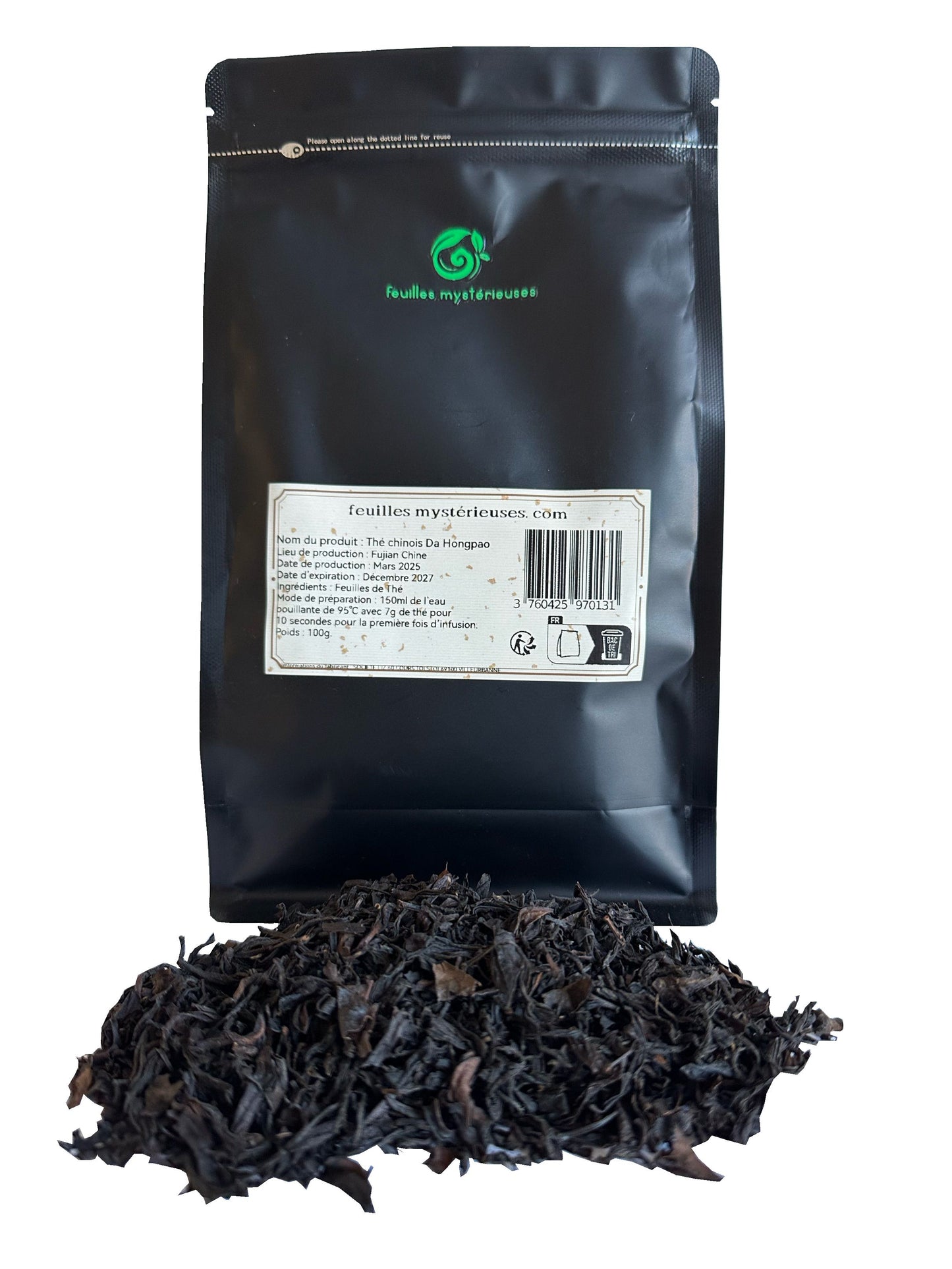 Thé Oolong Chinois Da Hongpao, Thé Chinois Traditionnel