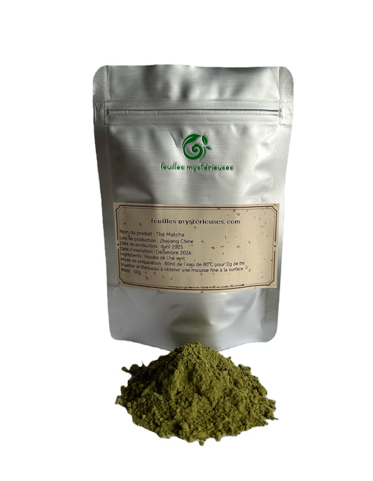 Thé Matcha Original Chinois Thé Vert en Poudre (50g)