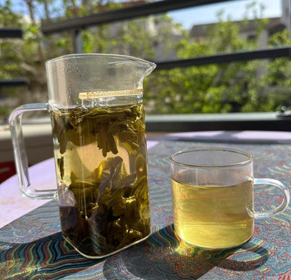 thé vert chinois Chaoqing, feuilles de thé séchés originales naturelles 100g
