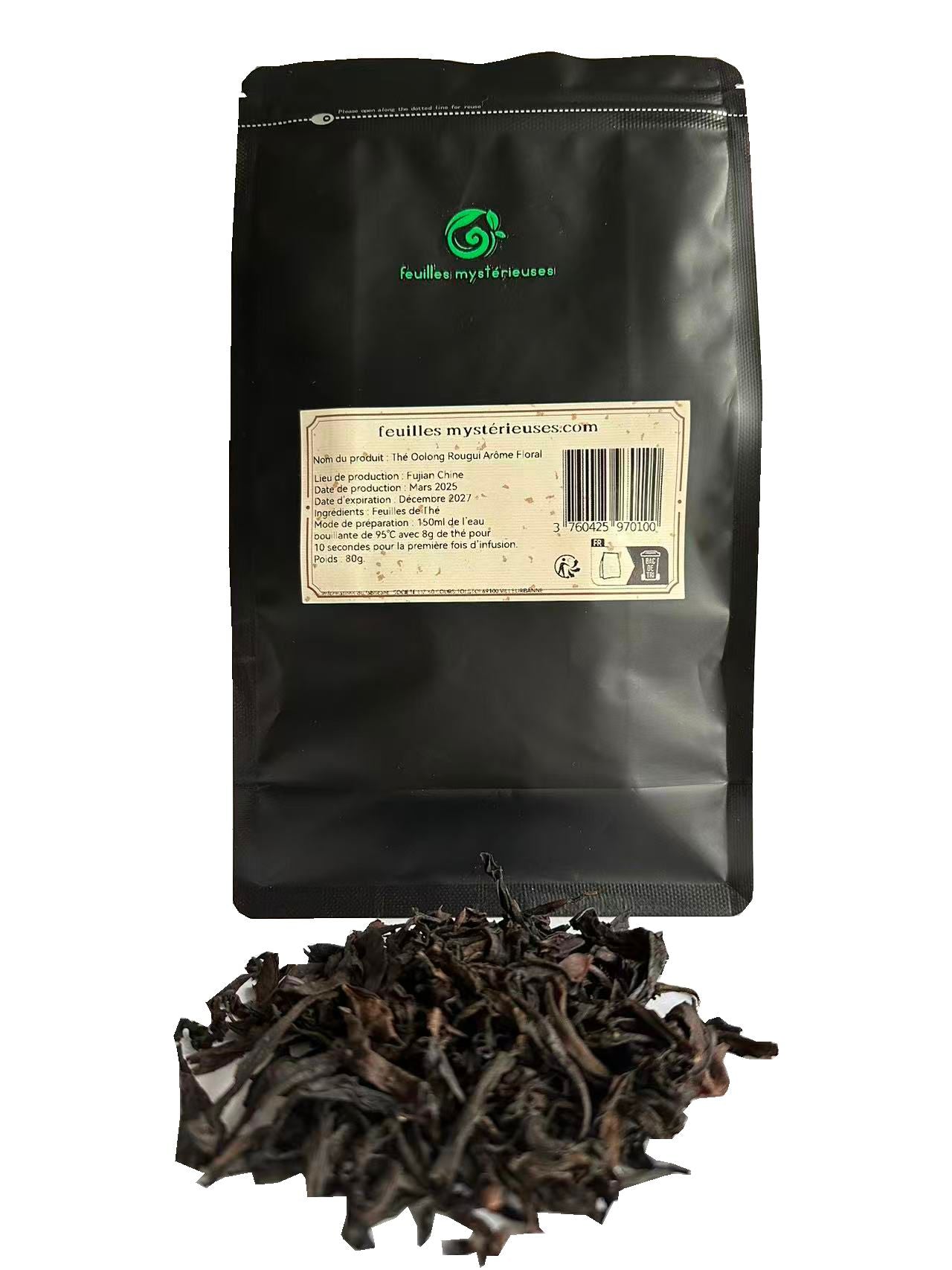 Thé Oolong Chinois Wuyi Yancha Rougui Arôme Floral
